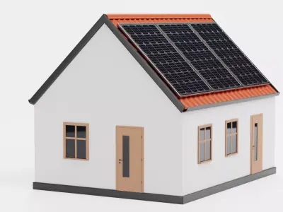 -Solar House V1- 3D model