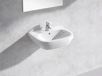 Euro Wall hung Basin 55 Set 3D model