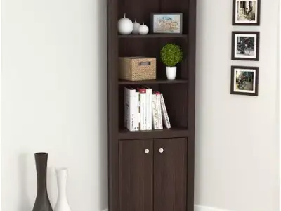Alma Corner Bookcase 3D model