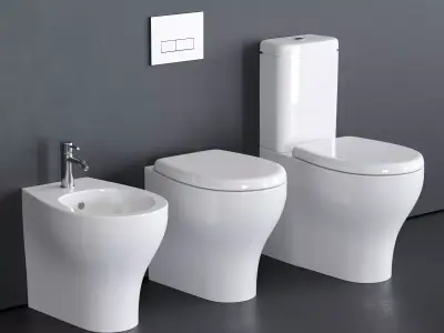 GALASSIA Eden WC art 7213 art 7214 art 7217 Low-poly 3D model