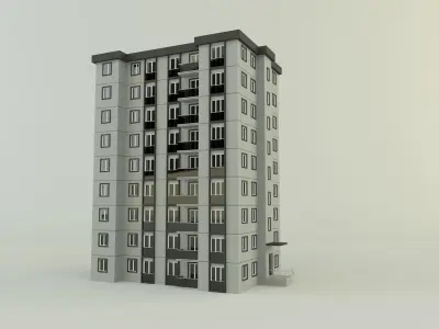 model houses 66 3D model