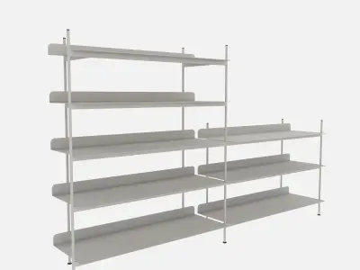MUTOO COMPILE SHELVING SYSTEM 3D model