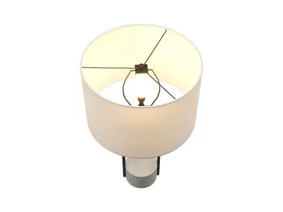 Industrial Outline Table Lamp 3D model