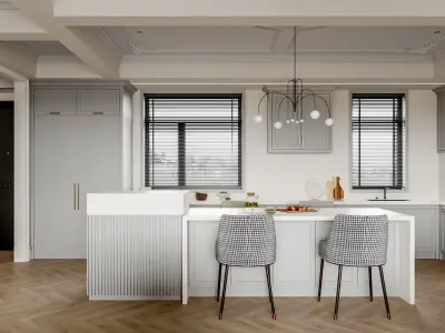 apartment interior scenes       3D model 10