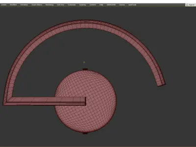 Gerde Sensor Wall lamp Low-poly 3D model