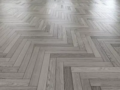 Oak Herringbones floor 2 3D model