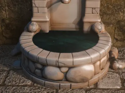 Water Fountain 3D model