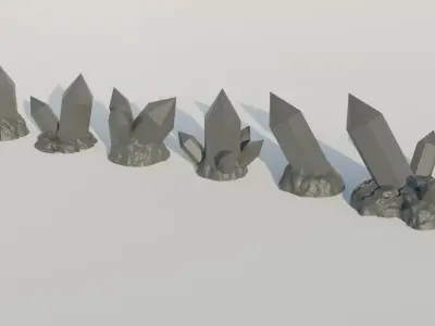 CRYSTAL BASE DECORATION 3D print model