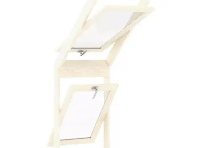 Roof Window 660mm x 1740mm 3D model