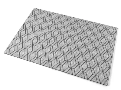 Nevio Pure Wool Rug 3D model