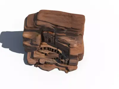 Urn Tomb Petra 3D model