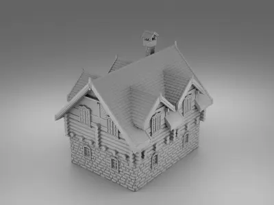 Big russian house 3D print model