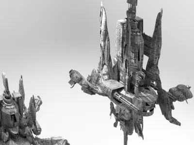 Sci-Fi Droid 2 3D model
