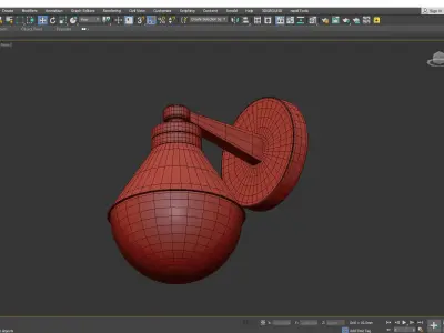 BLAIR WALL SCONCE Low-poly 3D model