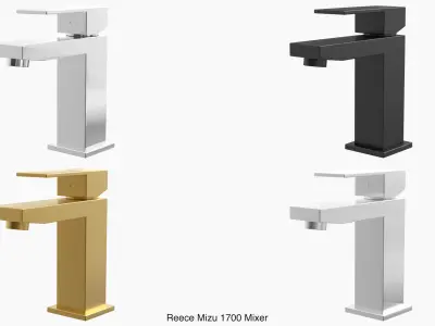 Fixtures - Kitchen Bathroom Faucet Pack B Low-poly 3D model