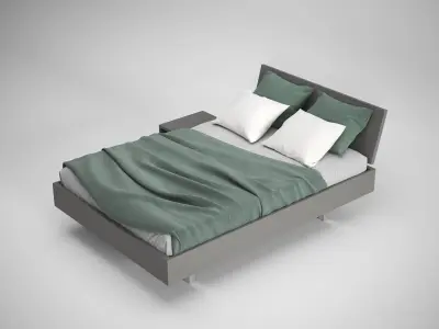 Siamo 02 Bed 3D model