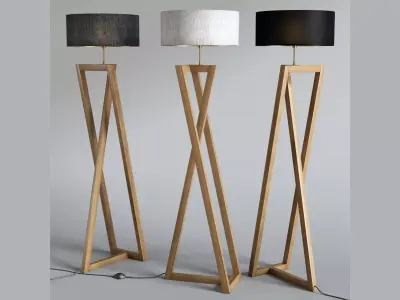 Lampara de pie 3D model