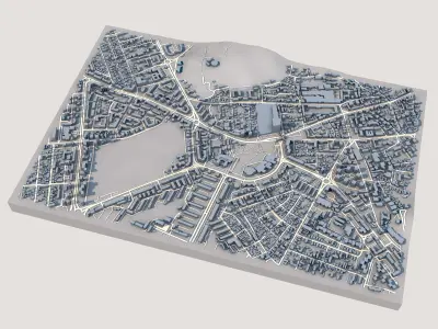 Brasov City Romania 3D model