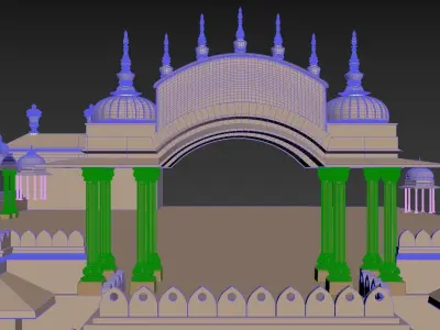 Rajwadi Haritage Hotel  3D model
