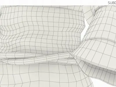  Eastern Peasant Robe with Rope Belt Brown 