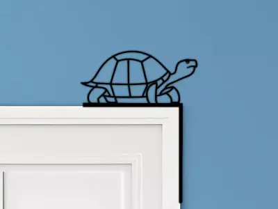 Turtle Door Corner Decor 3D print model purchase