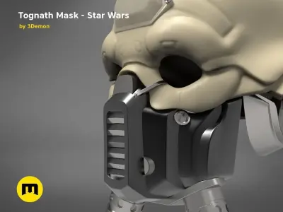 Tognath Mask  Star Wars 3D print model