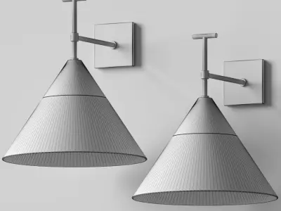 EXPOSIOR BRASS WALL SCONCE MODEL 3D model