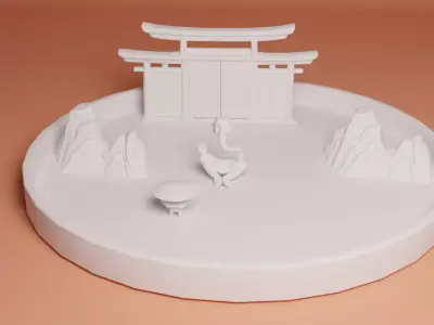 3D Printable Zen Garden Kit 3D print model