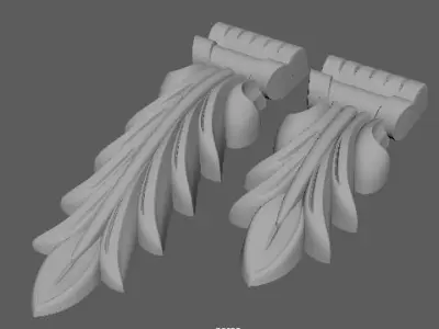 pilaster 2 sizes 3D model buy