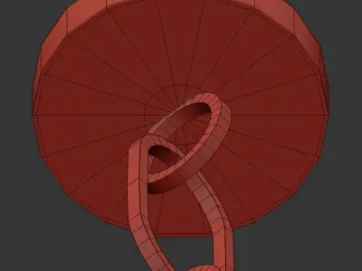 Painted Cone 3D model