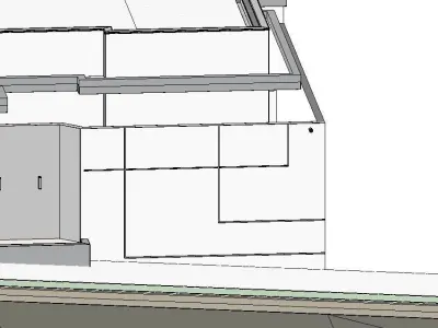 Calcada adaptavel - Sidewalk adaptable - Parametric  3D model