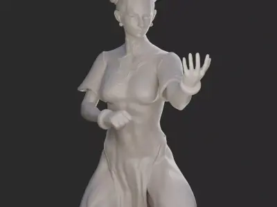 Street Fighter 6 Chun li Print Model 3D print model
