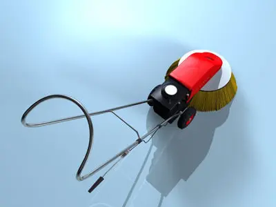 road sweeper 3D model