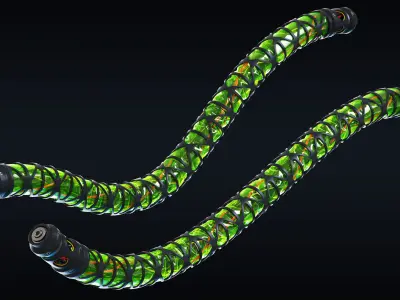 Cables and Wires set 3D model