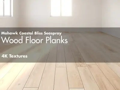 Mohawk Coastal Bliss Seaspray Hardwood Wood Floor 4K Textures Texture