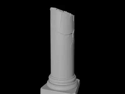 Ruined Pillar Terrain 3D print model