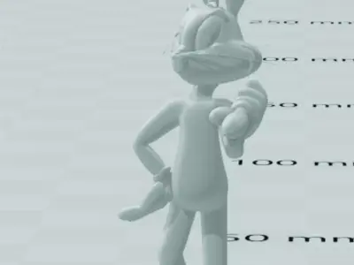 pernalong look like bugsbunn 3D print model