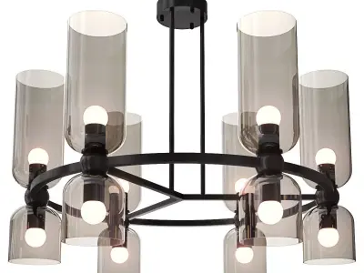 Designer chandelier 3D model