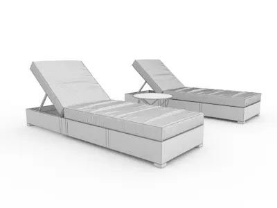 Sun Lounger 27 3D model