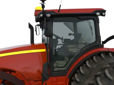 Tractor Generic 3 Rigged 3D model