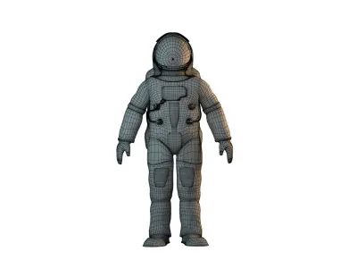 Astronaut space suit 3D model