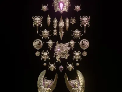 Gortash Cloth of Authority Cosplay Set Baldurs Gate 3 3D print model