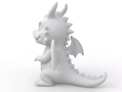 Baby Dragon 3D Print Model 3D print model