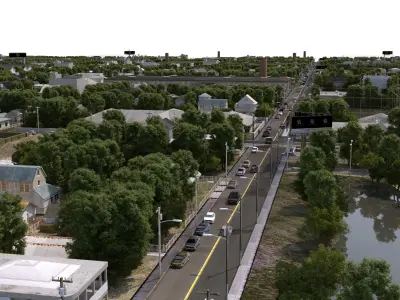 City ctreet 3D model