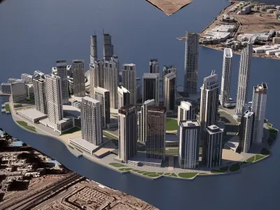Creek Harbour Dubai 3D model