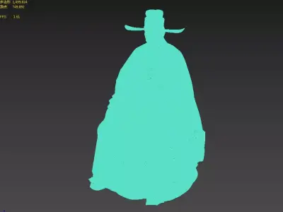 Emperor of the Song Dynasty 3D model