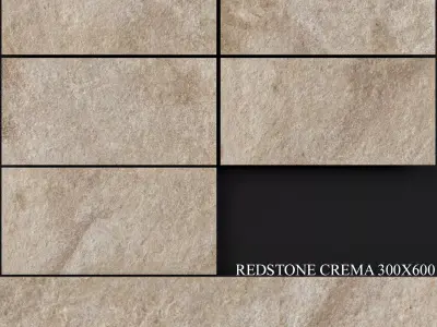 Keros Redstone Crema 300x600 3D model