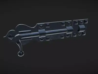 Lock 21 Low-poly 3D model