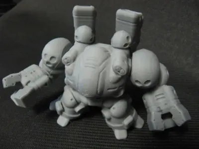 CHIBI-TECH SD - BOOSTER 3 3D print model