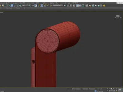 Desi Outdoor Sconce Low-poly 3D model